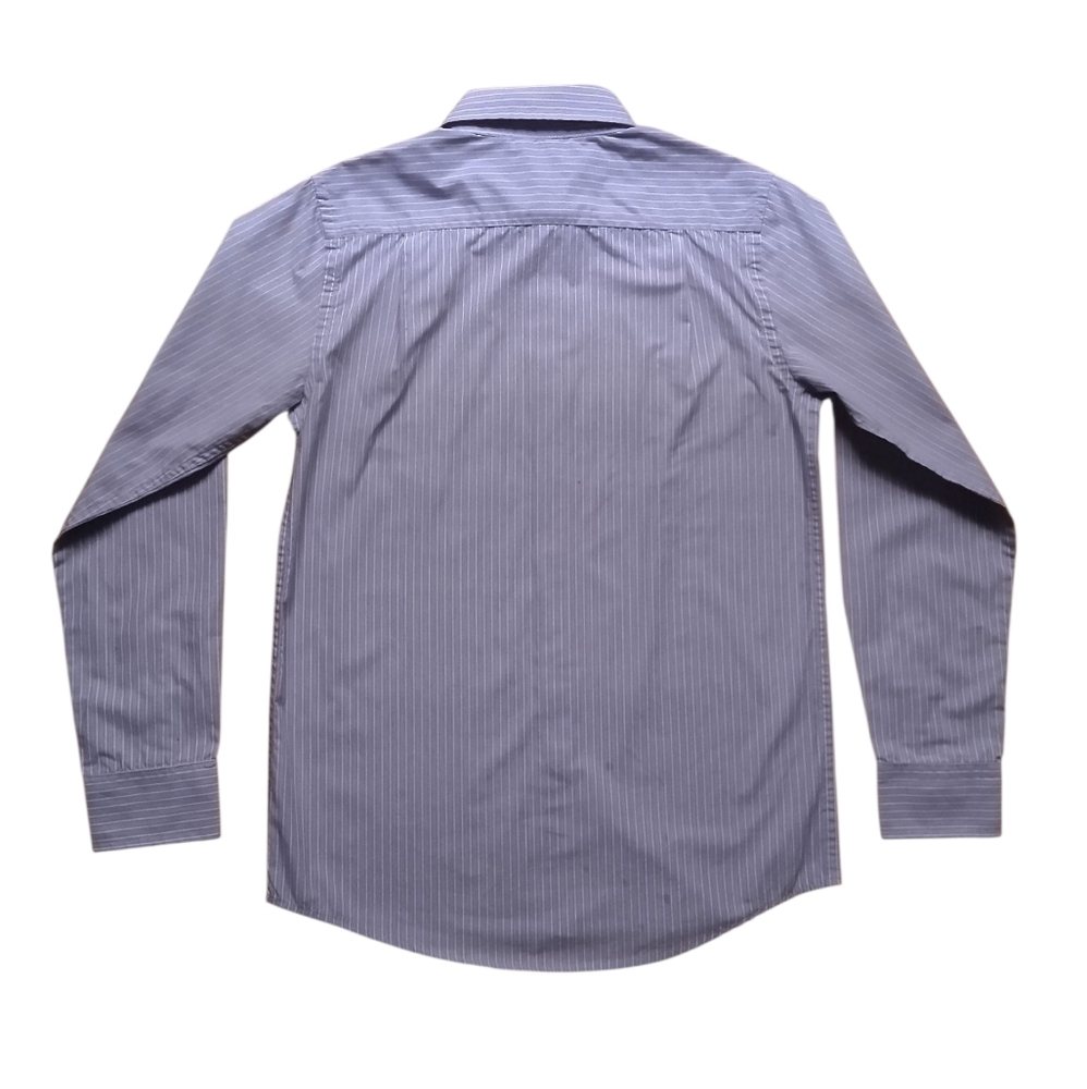 Newberry Purple Striped Dress Shirt Set With Tie - Picture 4 of 4